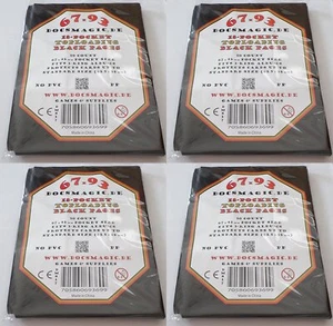 200 páginas de 18 bolsillos de Docsmagic.de negras - carga superior - páginas de carpetas de álbum de 3 anillos - Imagen 1 de 7
