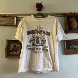 Vintage Pitt vs. Notre Dame Pitt Stadium Final Game Tee - Picture 1 of 8