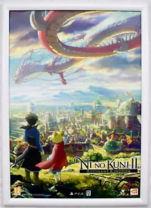 Ni No Kuni II 2: Revenant Kingdom RARE PS4 PC 42cm x 59cm Promotional Poster #1 - Picture 1 of 2