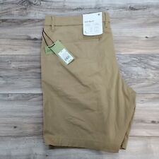 NEW Goodfellow & Co Men's Tech Wrinkle Resistant Shorts Tan Size 42" Inseam 9"