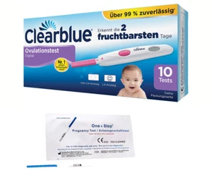 Clearblue Digital Ovulationstest - 10 Stück Teststäbchen Pack + 20 Frühtests - Bild 1 von 3
