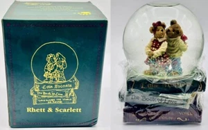 Boyds Bear Rhett And Scarlett Gimme A Lil Sugar Water Globe Musical 270575 ~ NEU - Bild 1 von 9