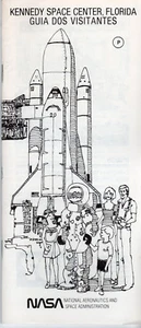 SPACE Brochure (198X) NASA Kennedy Space Center"Guia Dos Visitantes (Portugese - Picture 1 of 2
