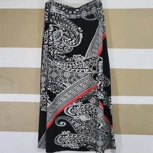 Roz & Ali Damen Maxirock Petite XL Paisleymuster - Bild 1 von 4