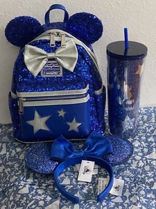 Wishes Come True blau Rucksack Loungefly Ohren Starbucks Disneyland Disney Parks - Bild 1 von 1