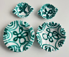 Gmundner Keramik grün geflammt 4x Aschenbcher rund Set GK18 (2401DM20) 05/24