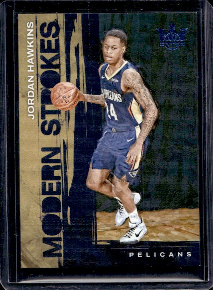 2023-24 Panini Court Kings Jordan Hawkins Modern Strokes Amethyst #29/99