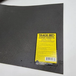 Woodland Scenics ST1478 N Scale Track Bed Super Sheets 3mm 12x24 Black Foam - Picture 1 of 10