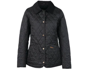 BARBOUR * ANNANDALE QUILTED JACKET * US SIZE 8 / UK SIZE 12 - BLACK ' NWT ' - Picture 1 of 1