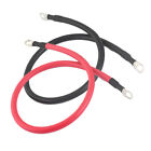 4 AWG Gauge Battery Cable 2 Foot 4 Gauge AWG Wire Set 3/8"  for Car ATV Boat C12