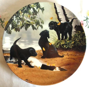 "First Flush" by Jerry Gadamus in 'Dog Days' Collection by the Bradford Exchange - Picture 1 of 4