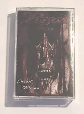Poison - Native Tongue - Cassette (1993, Capitol Records) C4-598961 - Used - Image 1 of 4