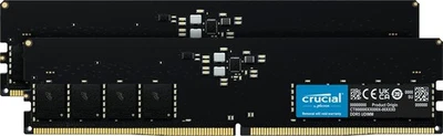 Crucial RAM 32GB Kit (2x16GB) DDR5 4800MHz CL40 Desktop Memory CT2K16G48C40U5 48 - Image 1 of 4