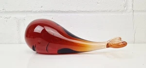 Vintage Glas Deko Wal Briefbeschwerer - 180 mm Briefbeschwerer - Bild 1 von 12