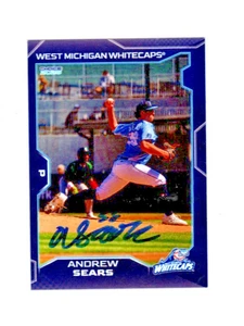 Andrew Sears 2025 West Michigan Whitecaps signed autograph baseball card Warwick - Picture 1 of 2