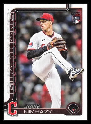Doug Nikhazy RC 2025 Topps Update US44 Cleveland Guardians - Image 1 of 2