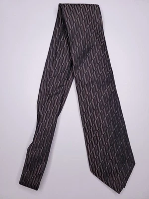 Corbata formal Perry Ellis Portfolio para hombre 58"Lx3,5"W marrón/negro Foto 1 de 4