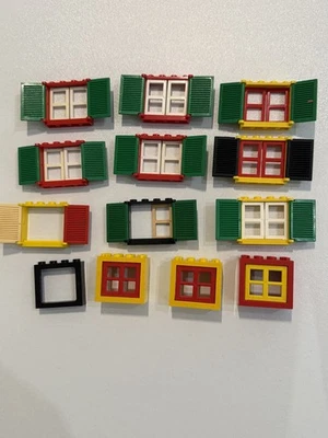 LEGO Window Frame Shutter Set 3853 3856 3854 1x4x3 Vintage - Image 1 of 4