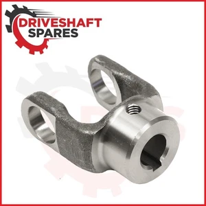 10-4-53, Round Bore End Yoke - 1000 Series, 0.875 Bore, 0.188 keyway, 1.6 - Picture 1 of 3