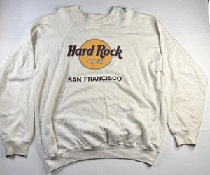 Vintage 90s Hard Rock Cafe San Francisco Sweatshirt Size XL FREE SHIPPING USA - Picture 1 of 6