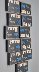 PICPAC Low Noise/High Output Leerkassetten 90 Minuten Neu unbespielt 11 Stück - Bild 1 von 5