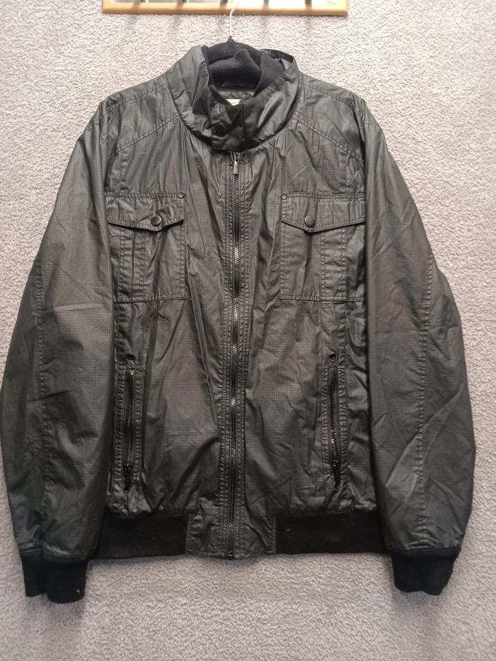 Chaqueta bomber i Jeans by Buffalo negra para hombre XL 100 % algodón utilitaria Foto 1 de 4