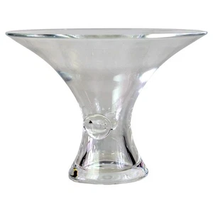 Antique Steuben MCM Art Glass Fluted Vessel Signed C1930 - Picture 1 of 8