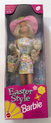 Muñeca Barbie estilo Pascua edición especial 1997 Mattel #17651 NRFB Foto 1 de 4