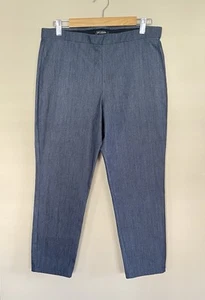 Pantalones de punto de mezcla de algodón St. John usados en excelente estado azul marino - Imagen 1 de 6