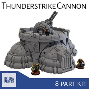 Thunderstrike Cannon - 28mm 3D Printed Squat Terrain for Tabletop Wargaming - Picture 1 of 9
