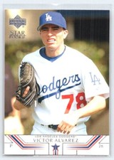 2002 Upper Deck Victor Alvarez #516  SR, RC Rookie   Los Angeles Dodgers