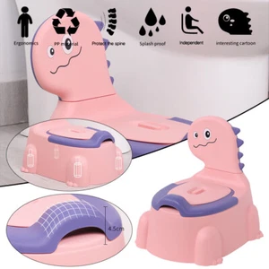 Vasino bambino toilette allenamento sedile vasino ragazzo orinatoio cartone animato dinosauro - Foto 1 di 7