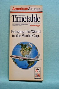 American Airlines Worldwide Timetable - 16. Juni 1994 - Bild 1 von 1