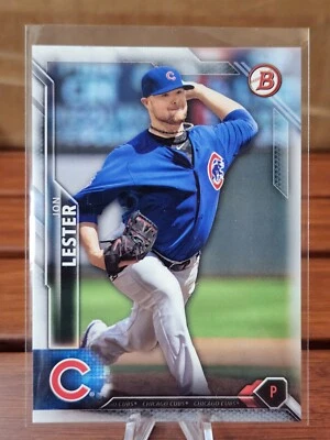 2016 Topps Bowman Baseball Jon Lester - Chicago Cubs - Card #17 - Base Card - Image 1 of 2