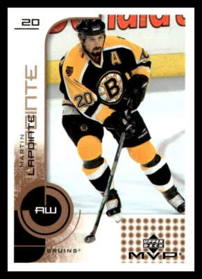 2002 Upper Deck MVP #16 Martin Lapointe   Boston Bruins - Image 1 of 2