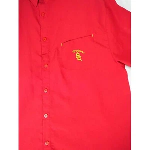 Polo Nike Dry Fit Para Hombre USC Abotonado Talla Grande Borgoña Ver Descripción. - Imagen 1 de 10