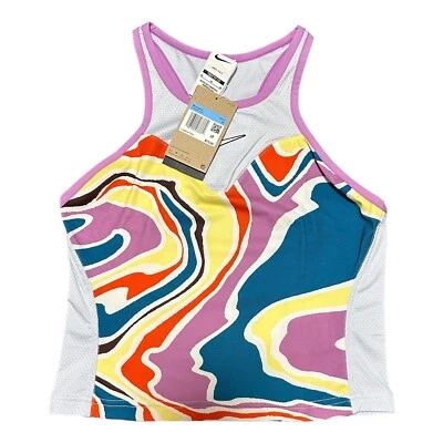 Camiseta sin mangas de tenis Nike Dri-Fit Slam para mujer talla mediana DR6856-532 nueva con etiquetas Foto 1 de 3