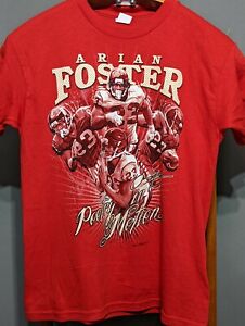 2012 NFL Player Arian Foster Poetry in Motion Houston Texans Graphic T-shirt SM