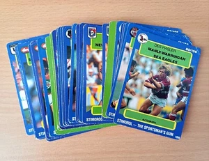 1990 mixed 27 card bulk lot Scanlens Stimorol rugby league NRL part set - Picture 1 of 7
