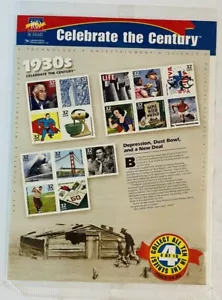 Estampillas de colección BOBBY JONES AÑOS 30 SELLADAS Celebrar el siglo Serie 4 de 10 - Imagen 1 de 3