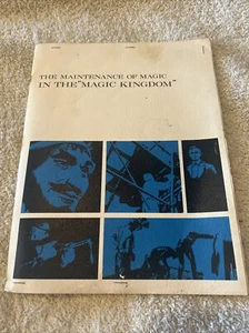 Rare! Disneyland 1969 Cast Member Training - Maintenance Manual Magic Kingdom - Picture 1 of 23