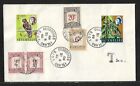BIOT BRITISH INDIAN OCEAN DESROCHES IS. TAX DUE COVER 1968