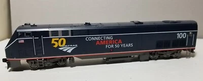 Amtrak Railroad GE P42 50 Anniversary Midnight Blue KATO 37-6113 HO DC Only - Image 1 of 4