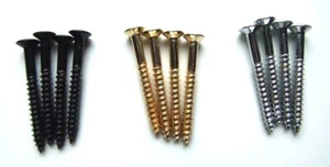 Tornillos de placa de cuello para cuello para Stratocaster / Strat / Telecaster / Tele Squier - Imagen 1 de 4