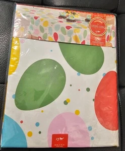 New, Spring Summer Vinyl Tablecloth By Blossoms & Blooms 52x70 - Picture 1 of 6