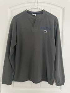 Penn State Columbia Long Sleeve Shirt Pullover Gray Navy Logo Men’s Small - Picture 1 of 7
