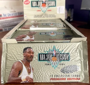 1993-94 FLEER NBA JAM SESSION Basketball PACK 12 Cards Tall JORDAN US IMPORT RAR - Bild 1 von 18