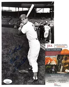 Lee Walls Baseball Player Hand Signed Autograph 8x10 Photo - Picture 1 of 1