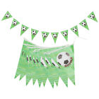 Party Decoration Football Bunting Soccer Theme Bunting Banner Birthday Decor