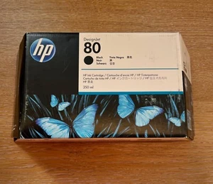 Oryginalny czarny wkład atramentowy HP 80 do Designjet 1050c - Zdjęcie 1 z 4